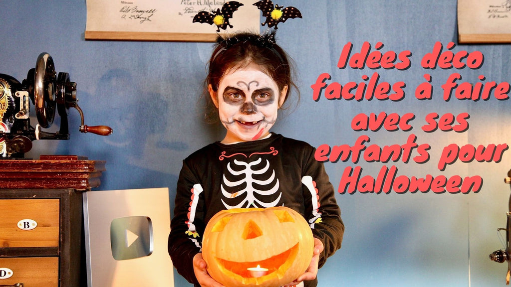 Des idées déco faciles à faire avec ses enfants pour Halloween