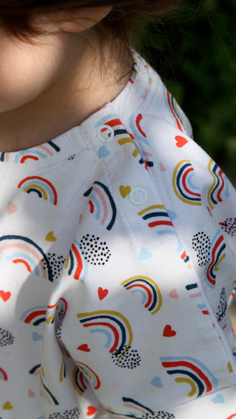 T-shirt bébé enfant avec les boutons pressions très pratique et facile à mettre