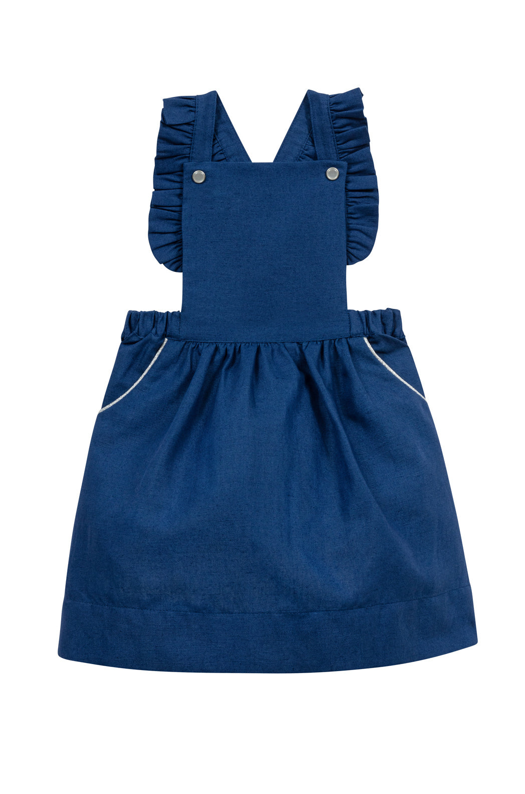 Robe Salopette bleue face 2 ans - 6 ans