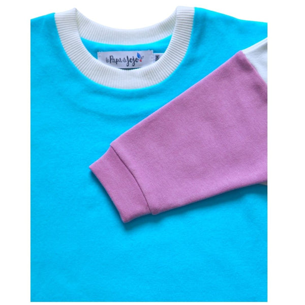 Sweat shirt bébé enfant - un basique coloré et avec les détails bien pensés et soignés