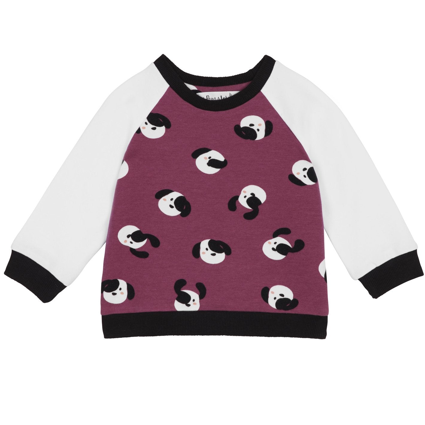 Sweat avec des petits chiens rigolos, pour les filles et les garçon en molleton, tenue parfaite pour les bébés et les enfants, doux et  intemporel